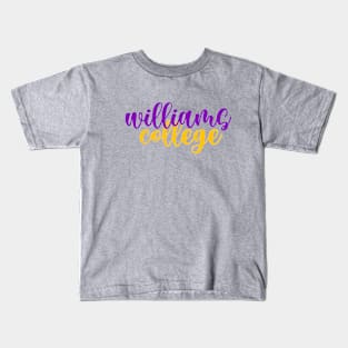 williams college (yellow) Kids T-Shirt